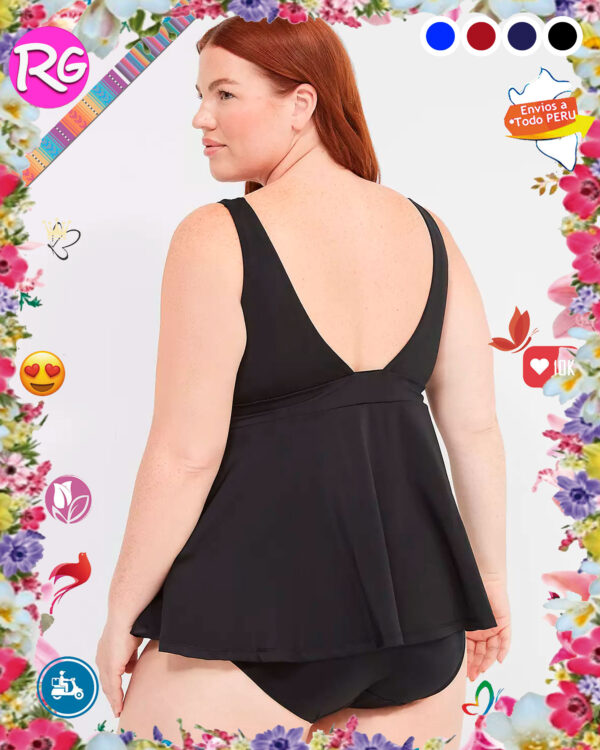 Ropa de baño Tankini escote en V