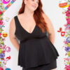 Ropa de baño Tankini escote en V